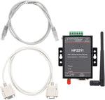 HF2211 Serial Server, 5-36V DC RS232/485/422 to WIFI & Ethernet DTU Network Communication