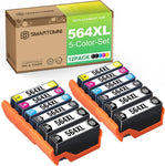 S SMARTOMNI Compatible 564 XL Ink Cartridge Replacement for HP 564XL for HP Photosmart 7520 C6380 B8550 D5468 Premium C410 C309g C310b Estation C510a Deskjet B210b 12-Pack (Photo Black Included)