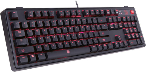 Thermaltake Tt Esports Meka Pro Cherry MX Red Switches 6 Red Backight Effect Mechanical Gaming Keyboard KB-MGP-RDBDUS-01