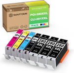 S SMARTOMNI PGI280XXL CLI281XXL Compatible Ink Replacement for Canon 280 281 XXL PGI-280XXL CLI-281XXL use for Canon PIXMA TR7500 TS8100 TS8222 TR8620 TS6100 TS6300 TS702a TS9500 TS9521C(7 Pack)