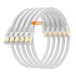 Surplay Cat7 5-Pack 1.5FT Ethernet Cable,White-10Gbps Network Flat Patch Cord,Shielded & Ground Wire Ultra Slim Gold-Plated RJ45 Cat 7 LAN Line with Cable-Tie for Router,NAS,PC,CAT6A