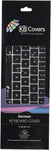 KB Covers German QWERTZ US Keyboard Cover with MacBook Pro Touch Bar (Late 2016) 19103