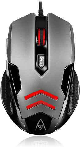 Adesso iMouse X1, the Multi-Color 6-Button Gaming Mouse (Red)