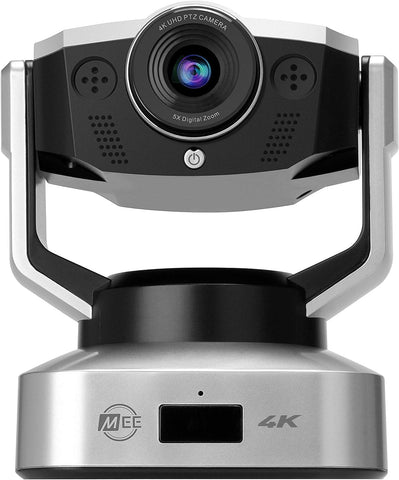 MEE audio C20PTZ 4K PTZ Webcam with 5X Digital Zoom & Remote Control; USB Ultra HD Pan-Tilt-Zoom Web Camera with Dual ANC Stereo Microphones for Streaming, Conferencing via Zoom/Skype on Mac Desktop