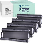 MYTONER PC501 Black Ribbon Compatible with Brother Fax Cartridge for Brother FAX 575 Fax Printers (4-Cartridge)