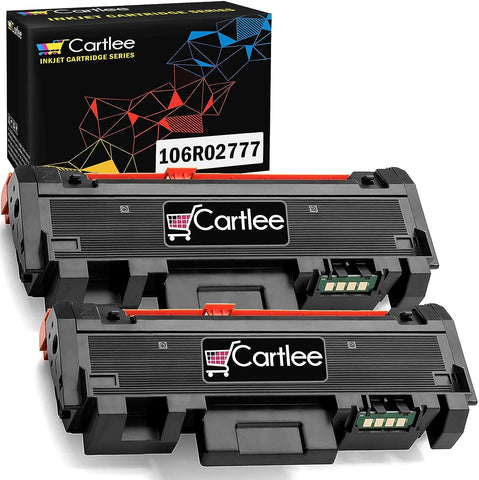 Cartlee Black Compatible High Yield Laser Toner Cartridge Replacement for Xerox WorkCentre 3215 3215NI 3225 WorkCenter 3225DNI 3052 3260 Phaser 3260DNI 3260DI Printer Ink (2pk)