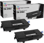 LD Compatible Toner Cartridge Replacement for Kyocera TK-3162 1T02T90US0 (Black, 2-Pack)