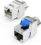 CAT8 Zinc Alloy Ethernet Cable Connector (1 Pack)