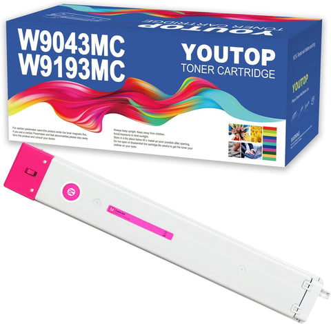 YOUTOP 1PK W9043MC W9193MC Magenta oner Cartridge Replacement for HP Color MFP E77822dn E77822z E77825dn E77825z E77830dn E77830z