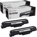 LD Products Compatible Replacements for Brother TN227 Toner Cartridge TN-227 TN227BK TN-227BK High Yield (Black, 2-Pack) compatible with HL 3070CW HL-L3210CW HL-L3230CDW HL-L3270CDW HL-L3290C printers