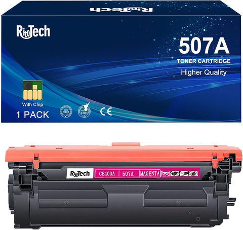 507A Magenta CE403A Toner Cartridge,Replacement Compatible for HP 507 507X 507 A CE403X for for Laserjet 500 Color m551 m551dn m551n m551xh m570dn m570dw m575c m575dn m575f (1-Pack)