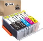 Sotek 270XL 271XL 270 271 XL C A K E Ink Cartridges 5 Color, Work with Pixma MG5720 MG5721 MG5722 MG6820 MG6821 MG6822 MG7720 TS5020 TS6020 TS8020 TS9020 Printers (BK/BK/C/M/Y)