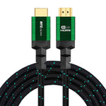 4K HDMI 2.0 Cable 30 ft. by RitzGear. 18 Gbps Ultra High Speed Braided Nylon Cord & Gold Connectors - 4K@60Hz/UHD/3D/2160p/1080p/ARC & Ethernet. Compatible with UHD TV/Monitor/PC/PS5/Xbox