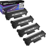 SPEEDYINKS Compatible Toner Cartridge Replacements for Brother TN760 TN-760 TN730 TN-730 High Yield (Black, 4-Pack) for DCP-L2550DW, HL-L2350DW, HL-L2370DW, HL-L2395DW, MFC-L2690DW, MFC-L2730DW