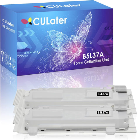 CULater B5L37A Compatible Toner Collection Unit Replacement for HP Color M552 M553 M554 M555 M577 B5L37-67901 (2 Pack)