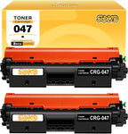 SOKO Compatible Toner Cartridge Replacement for CRG047 CRG-047 047 Black Toner Cartridges, Compatible with imageCLASS LBP113w MF113w LBP112 MF112 LBP110 MF110, i-SENSYS LBP113w MF113w Printer (2-Pack)