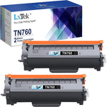 LxTek Compatible Toner Cartridge Replacement for Brother TN760 TN 760 TN730 TN 730 to Compatible with MFC-L2710DW HL-L2350DW HL-L2370DWXL MFC-L2750DW HL-L2395DW MFC-L2690DW Tray (Black, 2 Pack)