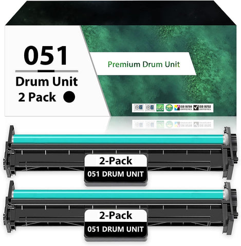 051 Drum Unit Compatible Replacement for Canon 051 Drum Unit Work with imageCLASS MF264dw MF267dw MF269dw LBP162dw LBP160 MF260 LBP260 Series Laser Printer(2 Pack, 23,000 Pages)