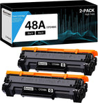 48A Toner Cartridges Compatible Replacement for HP 48A CF248A Compatible with Laserjet Pro M15w M15a M16w M16a Toner Laserjet MFP M28w M28a M29w M29a M30w M31w Printer (Black, 2 Pack)