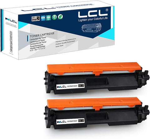 LCL Compatible Toner Cartridge Replacement for Canon 051 CRG051 CRG-051 2168C001 LBP162dw MF264dw MF267dw MF269dw LBP160 MF260 (2-Pack Black)