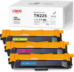 LemeroUtrust Compatible Toner Cartridge Replacement for Brother TN225 TN-225 use with Brother HL-3140CW HL-3170CDW MFC-9340CDW MFC-9130CW MFC-9330CDW MFC-9140CDN (Cyan Magenta Yellow, 3-Pack)