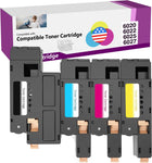 Limeink Compatible Ink Cartridge Replacement for Xerox Workcentre 6027 Toner for Xerox 106r02759 Toner Cartridge Black Toner for Xerox Phaser 6027 6025 6022 6020 (1 Black, 1 Cyan, 1 Magenta, 1 Yellow)