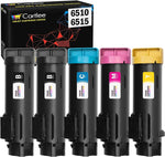 Cartlee Set of 5 Compatible High Yield Laser Toner Cartridges for Xerox Phaser 6510 6510/dni 6510/dn 6510/n Workcentre 6515 6515/dni 6515/dn 6515/n Printer (2 Black, 1 Cyan, 1 Magenta, 1 Yellow)