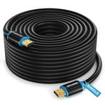 HDMI Cable 4K Ultra HD 50 Foot HDMI 2.0 Cable, High Speed 18Gbps 4K@60Hz HDR, 3D, 2160p, 1080p, HDCP 2.2, ARC, HDMI Cables for Monitors, HDTV