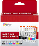 AIMINIE Compatible 280 281 XXL Ink Cartridge Replacement for Canon Ink 280 and 281 Cartridges for Canon Pixma TS9120 TS8120 TS8220 TS8320 TS9100 TS8100 TS8200 Printer (PGBK/BK C/M/Y/PB, Combo Pack)