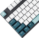 YMDK Double Shot 108 Dyed PBT Shine Through OEM Profile Rainbow Carbon Sunset Keycap for MX Switches Mechanical Keyboard?Only Keycap? (Botanical)