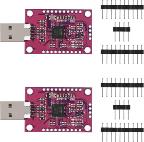 AITRIP2PCS CJMCU FT232H High-Speed Multifunction Module USB to JTAG UART/FIFO SPI/I2C Module (2PCS)