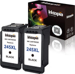 Inktopia Compatible Ink Cartridge Replacement for Canon 245XL PG-245XL PG245XL PG-243 for Pixma MX492 MG2522 MG2922 MG2920 MG2520 MG2420 MX490 MG2525 Printer (2 Black)