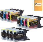 F FINDERS&CO LC75 Ink Cartridges Replacement for Brother LC-75 LC71 LC79 XL Ink Work for Brother MFC-J430W J625DW J435W J835DW J425W J6710DW J5910DW J6910DW J6510DW Printer (6BK 2C 2M 2Y, 12-Pack)