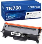 TN-760 TN760 High Yield Toner Cartridge Black Replacement for Brother TN 760 TN730 TN-730 TN 730 DCP-L2550DW HL-L2350DW HL-L2390DW HL-L2395DW MFC-L2710DW MFC-L2750DW Printer, 1 Pack