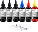 6 Bottles Ink and Ink Refill Kits Compatible with HP 950 951 932 933 60 61 952 902 901 62 63 64 65 21 22 920 940 934 564 711 970 971 95 96 Inkjet Printer Cartridges for Refillable Ink Cartridges