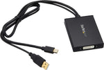 StarTech.com Mini DisplayPort to Dual-Link DVI Adapter - USB Powered - Dual Link Connectivity - Black - DVI Active Display Converter (MDP2DVID2)