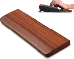 MageGee Keyboard Wooden Wrist Rest, Black Walnut Solid Wood Non-Slip Ergonomic Palm Rest for Compact 60% Keyboard, Durable and Easy to Clean