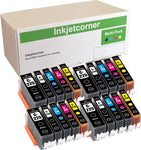Inkjetcorner Compatible Ink Cartridge Replacement for PGI-225 CLI-226 PGI225 CLI226 for use with MX882 MX892 MG5320 MG5220 MG5120 iP4920 (4 Big Black 4 Small Black 4 Cyan 4 Magenta 4 Yellow, 20-Pack)