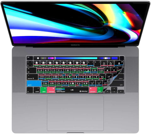 Davinci Resolve Keyboard Cover for 13" & 16" MacBook Pro 2020+ - Genuine Editors Keys - Will not fit Other Models