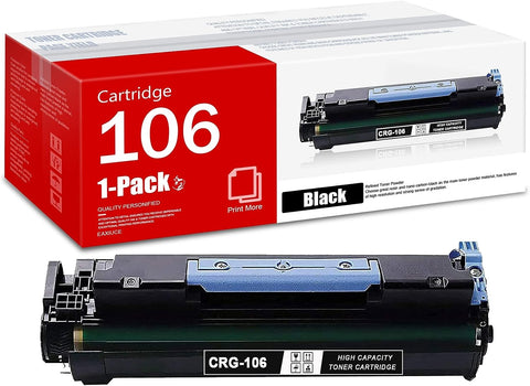 106 Black Toner Cartridge 1-Pack - Eaxi Compatible CRG-106 Toner Cartridge Replacement for Canon 106 imageCLASS MF6540 MF6590 MF6595 MF6595CX MF6530 MF6550 MF6560 6580 Printer