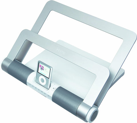 iHome iStand Notebook Media Center with Built-in Speakers IH-A711SS (White)