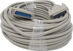 Your Cable Store 100 Foot DB25 25 Pin Serial Port Cable Male/Male RS232