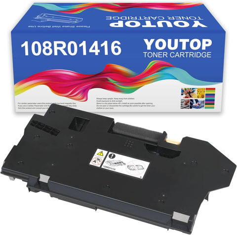 YOUTOP 1PK 6510 6515 H625 H825 S2825 Waste Toner Cartridge Compatible for Xerox Phaser 6510 WorkCentre 6515 VersaLink C500 C505 C600 C605 for Dell H625cdw H825cdw S2825cdn(108R01416)