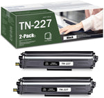 EAXIUCE TN227 Black Toner Cartridge 2Pack Compatible TN 227 Replacement for HHLL3210CW HLL3230CDW HLL3270CDW MFCL3750CDW MFCL3710CW Series Printer