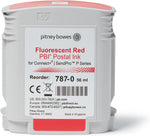 Pitney Bowes 787-0 Standard Ink Cartridge for SendPro P/Connect+ Series Mailing Systems, Red Ink, 56 ml