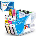 starink LC401 Ink Cartridges | Compatible Replacement for Brother LC-401 LC4013PKS LC401XL Color Used for MFC-J1010DW MFC-J1012DW MFC-J1170DW Printer, 3 Packs(C/M/Y)