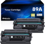 CF289A 89A Black Toner Cartridge (with Chip) Compatible Replacement for HP 89A CF289A 89X CF289X for Enterprise M507 M507n M507dn M507x MFP M528dn M528f M528c M528z M528 Series Printer (Black 2-Pack)