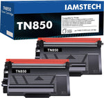 iamstech TN850 TN-850 TN820 High Yield Toner Cartridge Replacement for Brother TN850 TN 850 TN820 HL-L6200DW MFC-L5850DW MFC-L5700DW L5900DW HL-L5200DW MFC-L5900DW MFC-L6800DW Printer 2 Pack Black