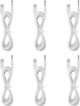Innolage Replacement DC Charging Cable | USB Charger Cord - 2.5mm?Pin USB Fast DC Charging Cable Compatible for Universal Vibrating Wand Massagers,Mini Massager and Toys (6 Pack)