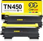 CG CHINGER TN450 Compatible Toner Cartridge Replacement for Brother TN450 TN420 TN-450 Used with HL-2270DW HL-2280DW HL-2230 HL-2240 MFC-7360N MFC-7860DW DCP-7065DN Intellifax 2840 2940 (2 Black)